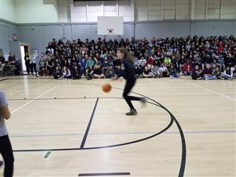 people playing basketball