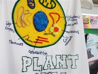 tshirt with plant cell on it