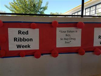 red ribbon week, your future is key, so stay drug free