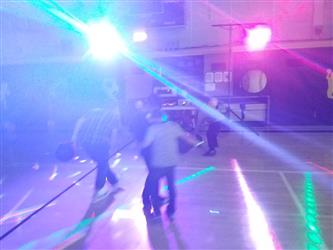 students dancing
