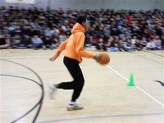 people playing basketball