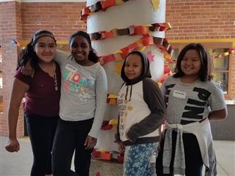 students posing for photo