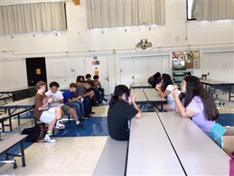 students in gym