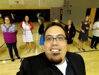 people gathered in gym