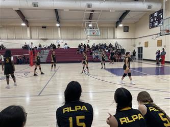 24 Girls Volleyball team playing at MLKTA